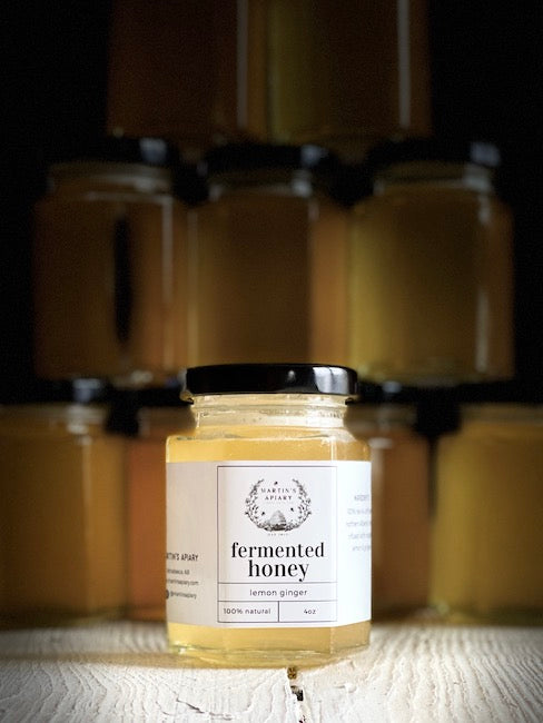 Fermented Lemon Ginger Honey