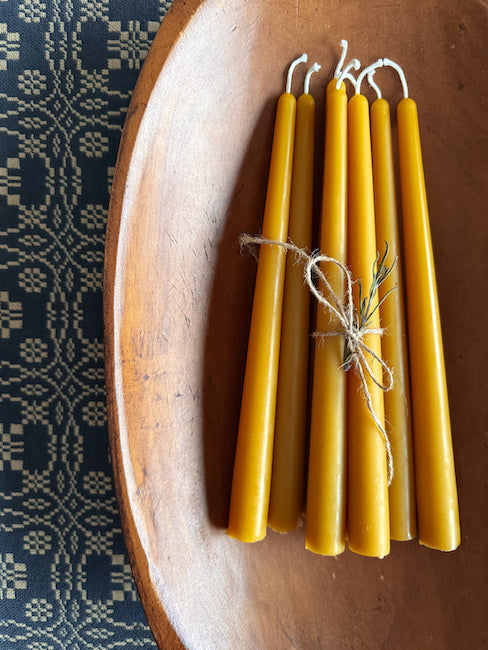 Beeswax Tapers